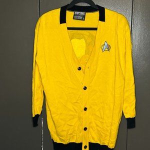 Loot for Her Exclusive Star Trek TNG Data Cardigan.